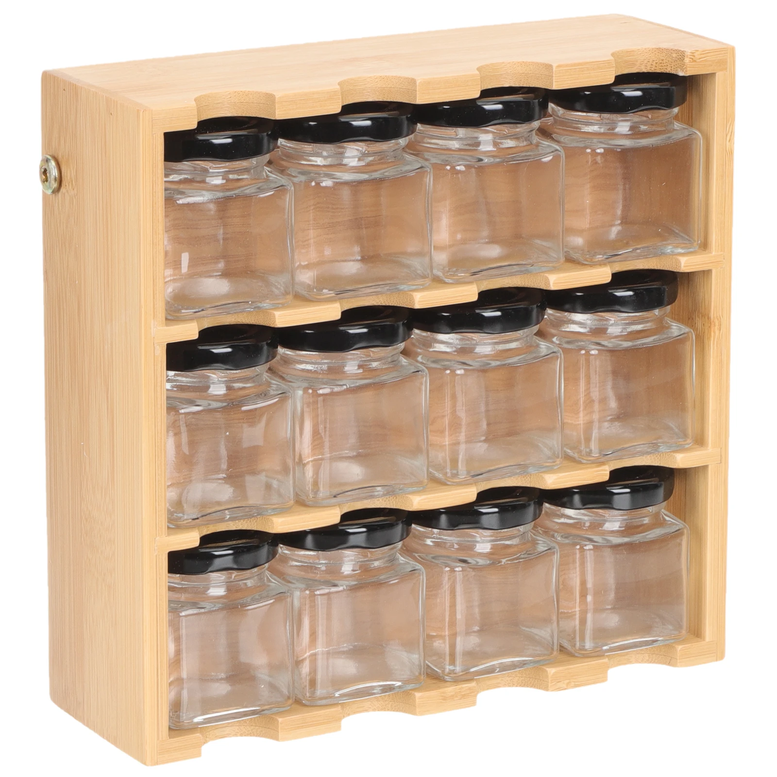 

1Set Seasoning Storage Rack Wooden Spice Holder Large Capacity Multi Layer Organizer for Kitchen Spices Bottles Storage Shelf