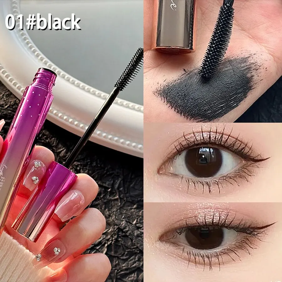 Waterproof Volumizing Mascara Lengthening Curling Thick Lash Lifting Long Lasting No Smudge Eye Makeup