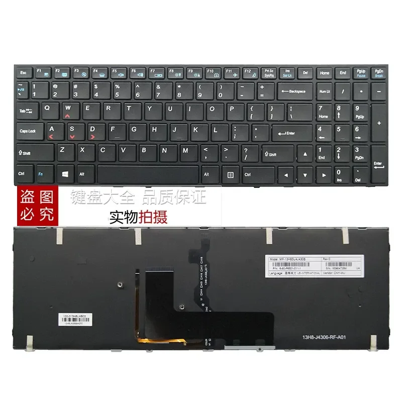 Keyboard for Dazzling Dragon Stinger X6-781S1N X6-58131N CN15S02 God of War Z8-KL7S2