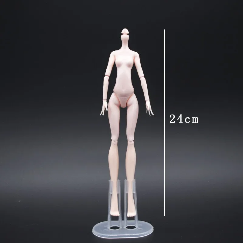 1/6 Doll Body Part 24cm Height Body Accessories Hight School Doll Toys for Girls Green / Brown Skin