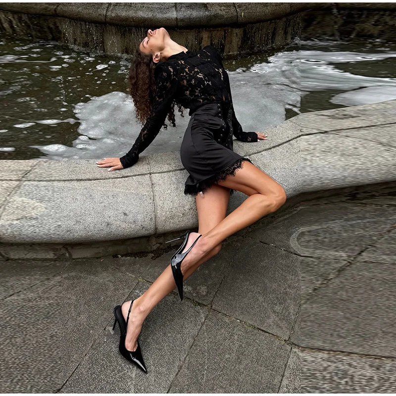 Urban Lace Patchwork Women Skirt image 6