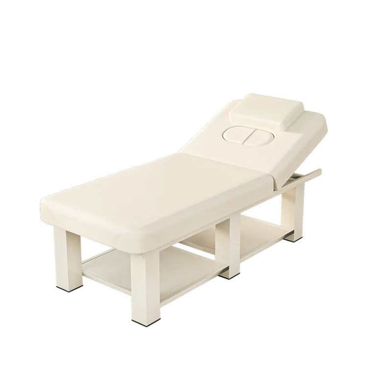 Beauty bed, special treatment bed for beauty salons, face wash bar, beauty bed, massage bed with stool and lying hole