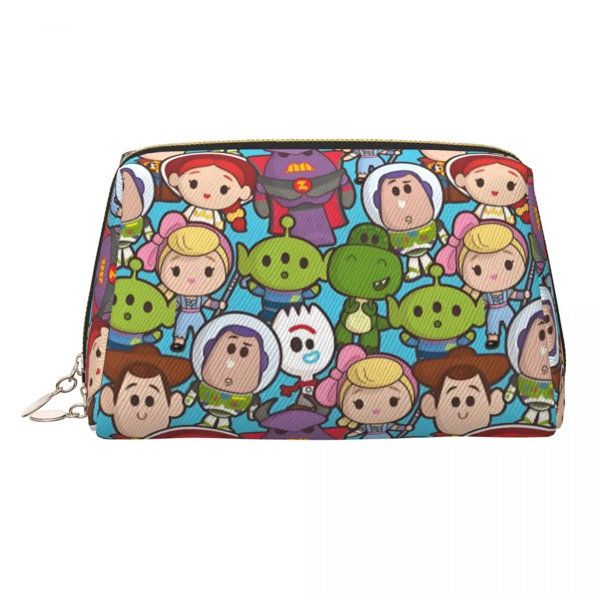

Custom Toy Story Anime Makeup Bag for Women Travel Cosmetic Organizer Kawaii Comic Storage Toiletry Bags