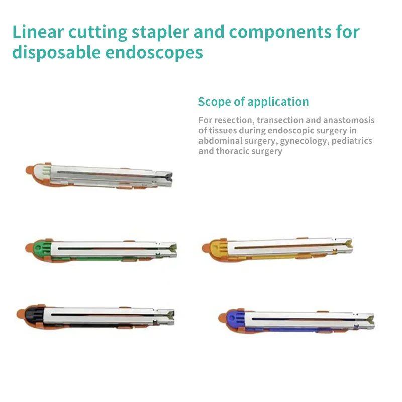 60mm Endoscope Linear Cutter Stapler And Reloads Loading Units For Laparoscopic Surgery