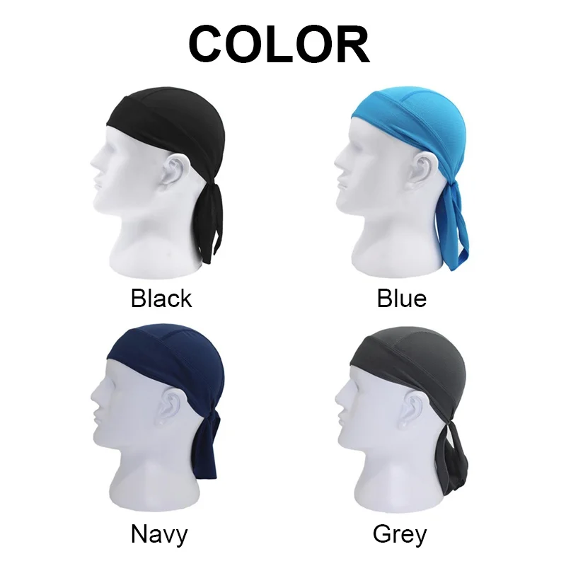 Outdoor Headband Sport Wicking Cap Riding Quick-drying Sports Headband Moisture Breathable Sunscreen Hood Scarf Small Cap