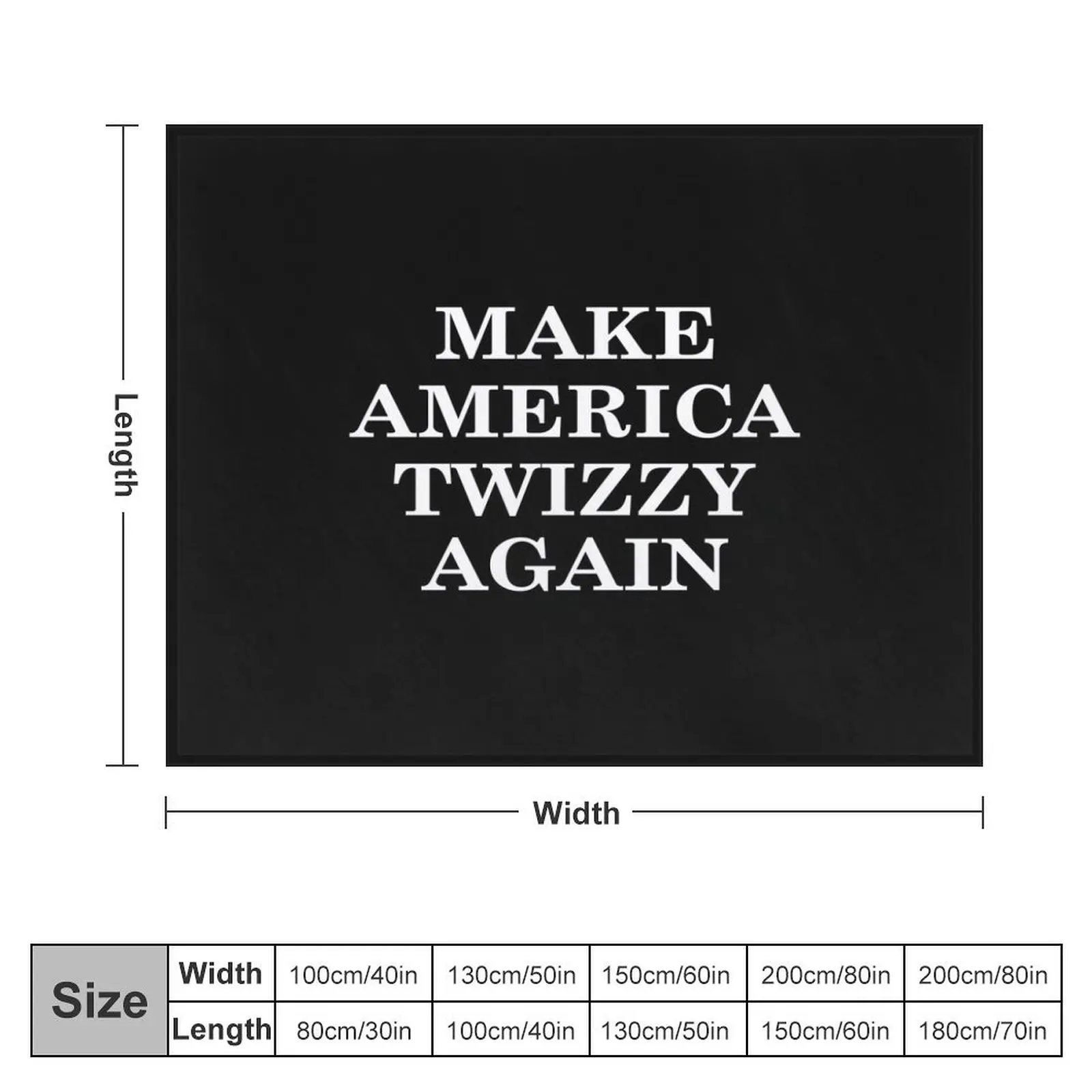 Make America Twizzy Again Yeat Throw Blanket Decorative Sofa for babies Blankets