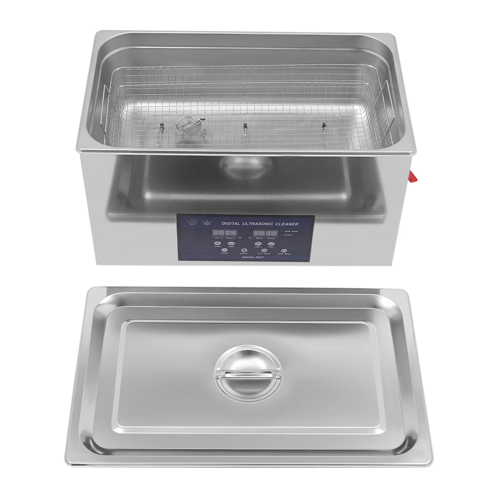 30л ультразвуковой стиральный очиститель цифровой таймер нагреватель машина для чистки ювелирных изделий из нержавеющей стали