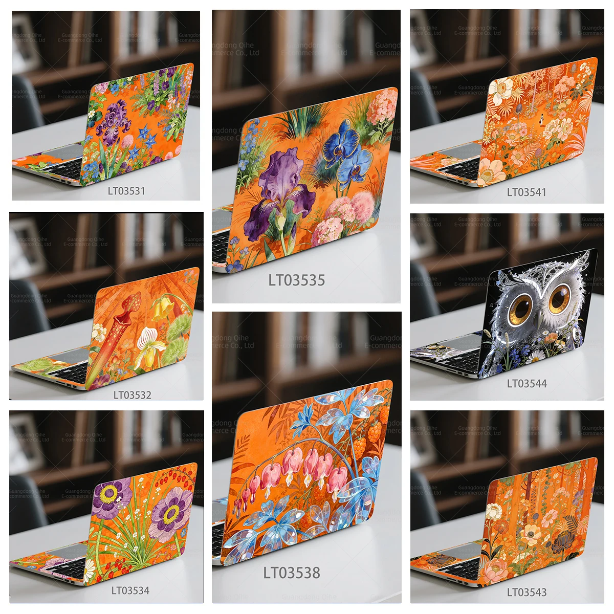 

Retro Forest Floral Scape & Butterfly Secret Garden Notebook Stickers, 2 Sheets Self-adhesive PVC Waterproof