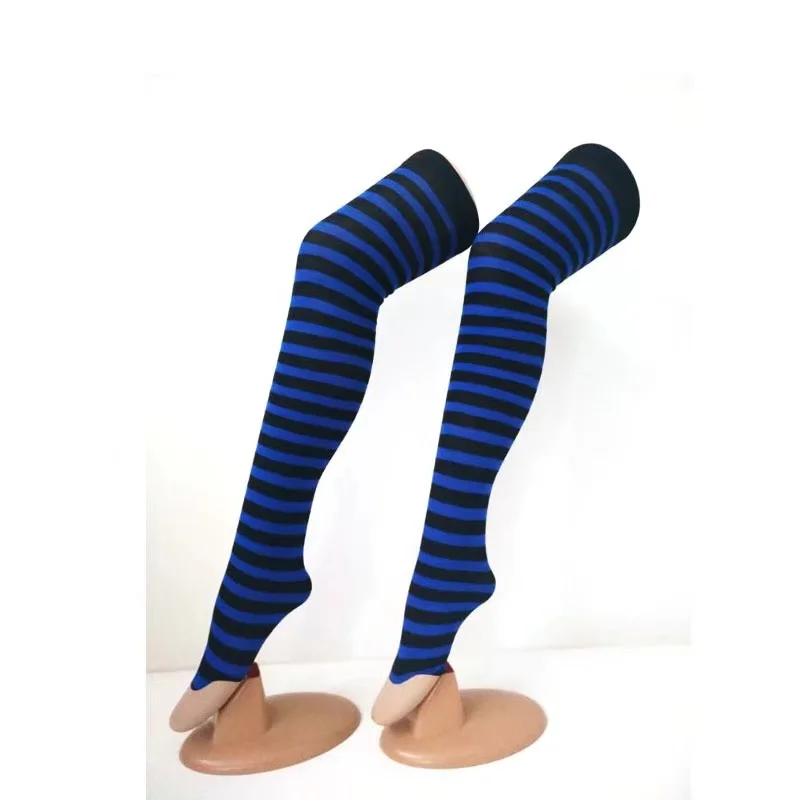 Halloween Lange Gestreifte Kniehohe Strümpfe Anime Hexe Socken Frauen Party Kostüm Prop Weihnachten Dress Up Zubehör Täglichen Verschleiß Dünne – Detail 17