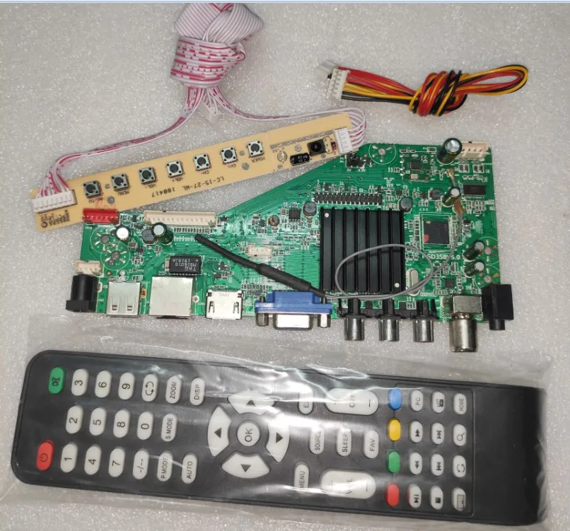 MSD358V5.0 WiFi 4-core 512m+4g smart TV drive board motherboard Compatible with various LCD screens