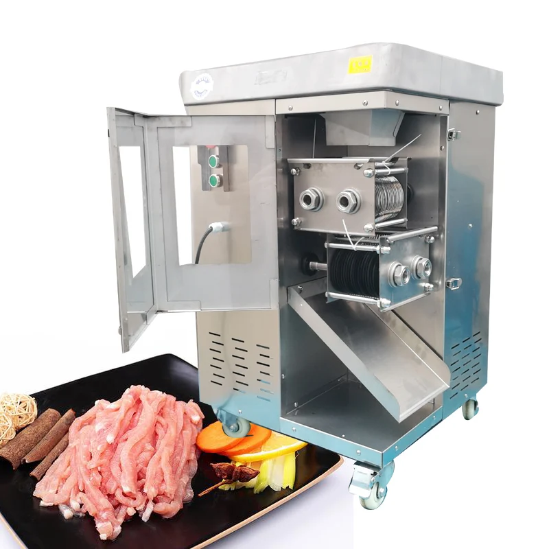Многофункциональная вертикальная мясорезка для коммерческого использования, для нарезки мясных полосок.