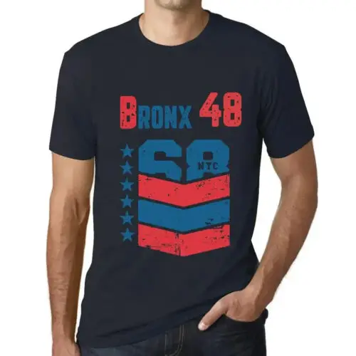 Heren Grafisch T-Shirt Bronx 48 Cadeau voor 48ste Verjaardag 48ste Jubileum