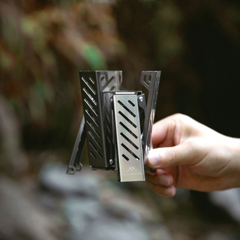 

Складная ультралегкая портативная мини-плита из нержавеющей стали для кемпинга и походов