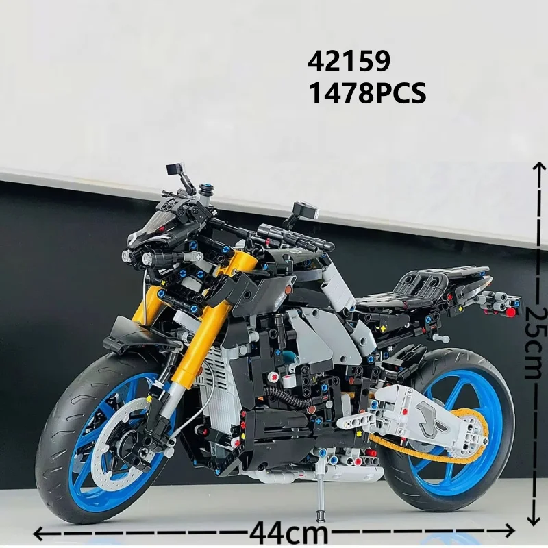 42159 Motocykl Klocki Konstrukcyjne Techniczne MT-10 SP Model Trudny Prezent 1478 Elementów Klocki Zabawka Edukacyjna dla Dzieci