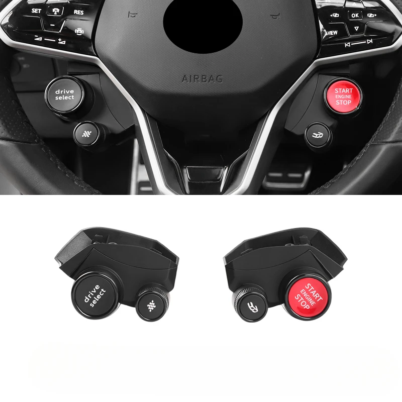 

For Vw CC Artenon Shooting Brakesteering wheel modified R8 button car interior supplies one button start button