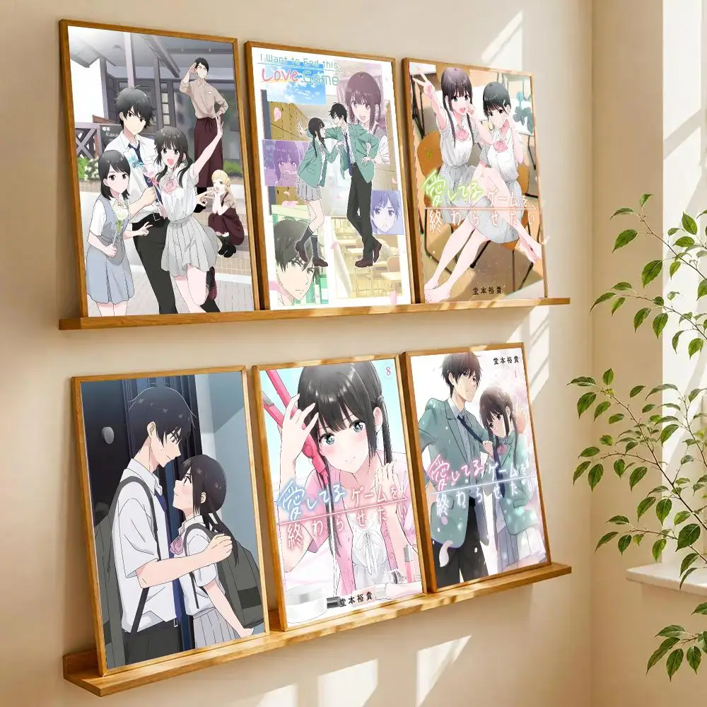 I-I Want To End This Love GameS Poster Wall Art Print Art Suitable For Living Room Bedroom Bar Parlor Home Decoration Gift