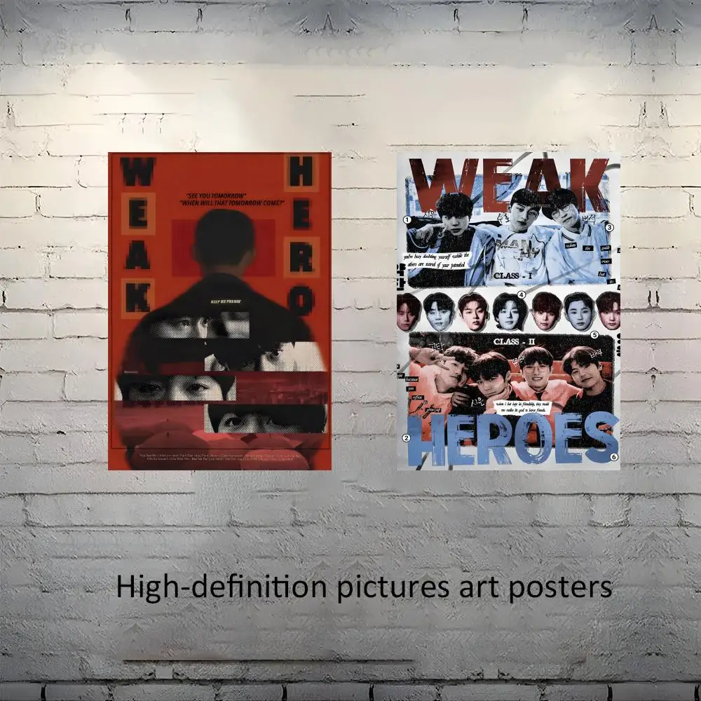 Weak Hero Class 1 TV Poster Frameless poster pp Matte adhesive paper for Living room hallway bedroom