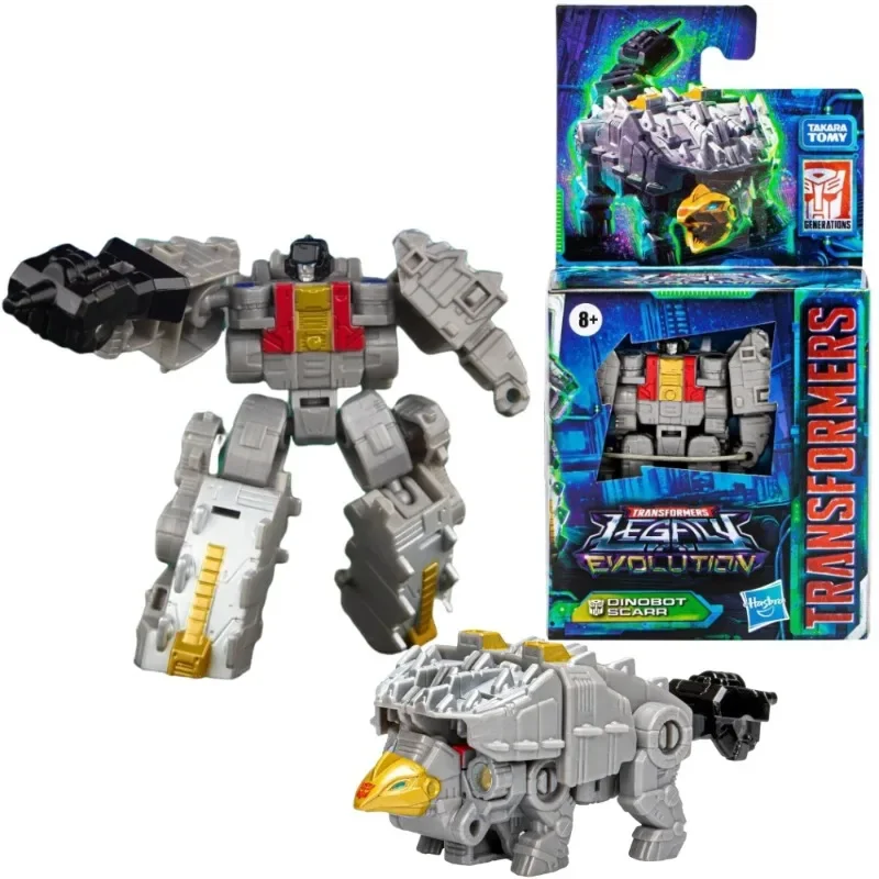 Takara หม้อแปลง Hasbro หม้อแปลงวิวัฒนาการแกน dinobot scarr โมเดลตุ๊กตาขยับแขนขาได้ของสะสมงานอดิเรกของเล่นของขวัญวันเกิด