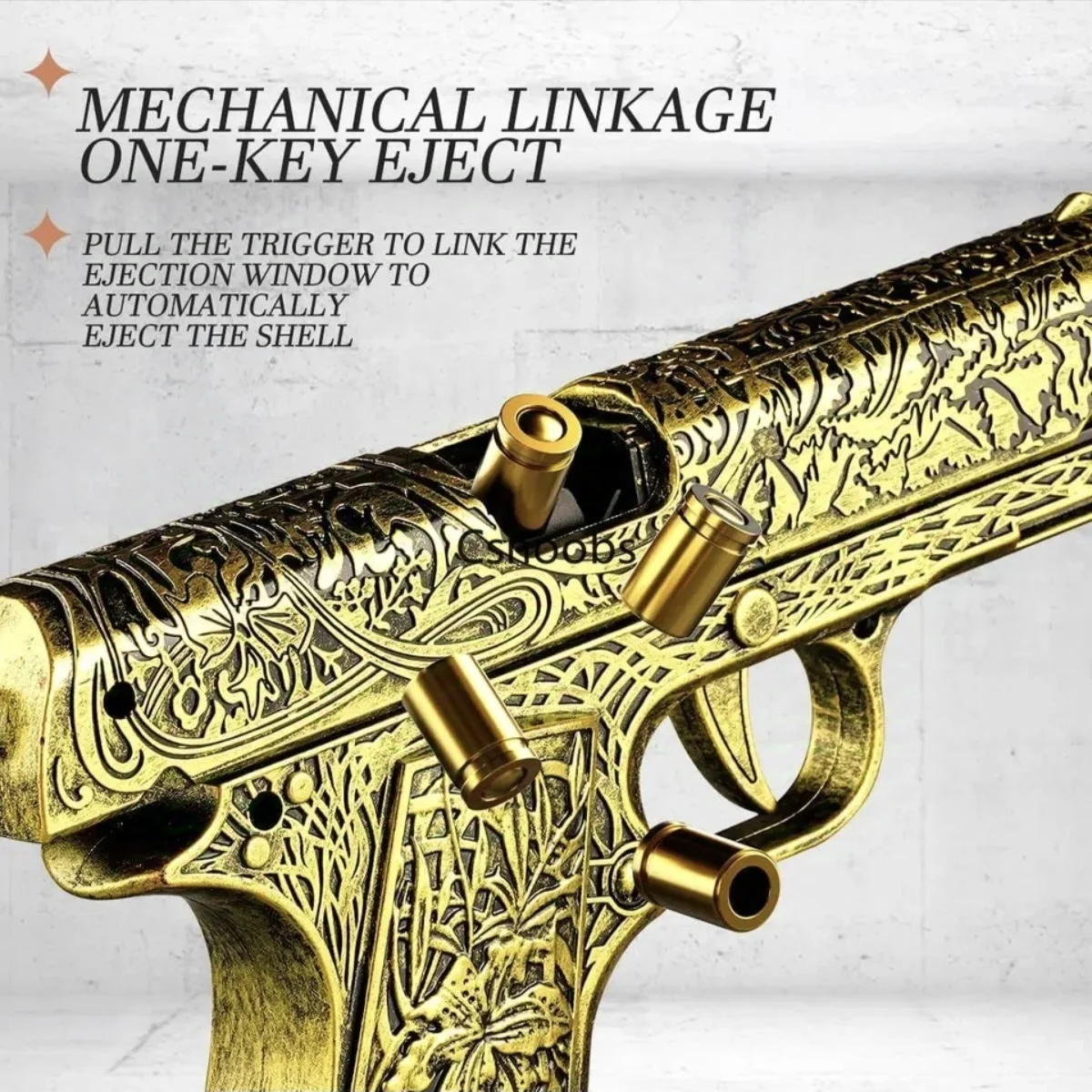 空のシェル排出おもちゃの銃彫刻 M1911 ピストル連続発射エアガンソフト弾丸ブラスタークリスマス誕生日ギフト