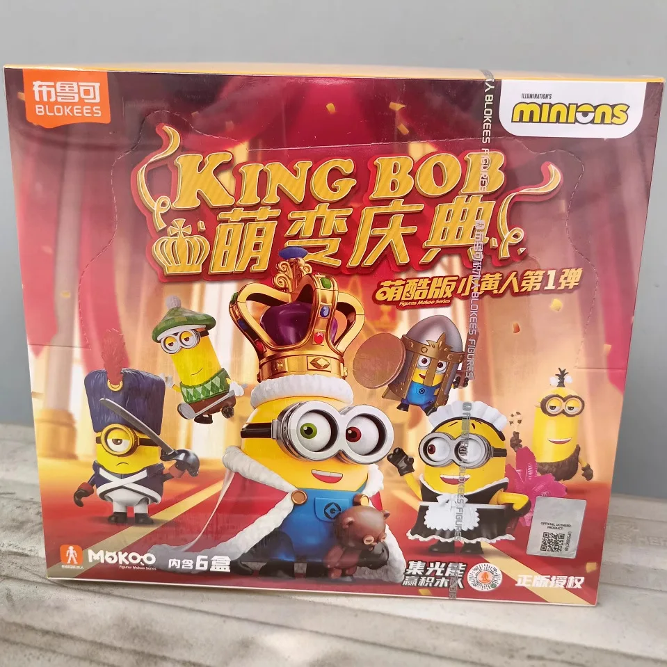 

Строительные блоки Blokees Minions Bob Kevin, милое крутое издание, трансформируемые праздничные кирпичи, игрушка