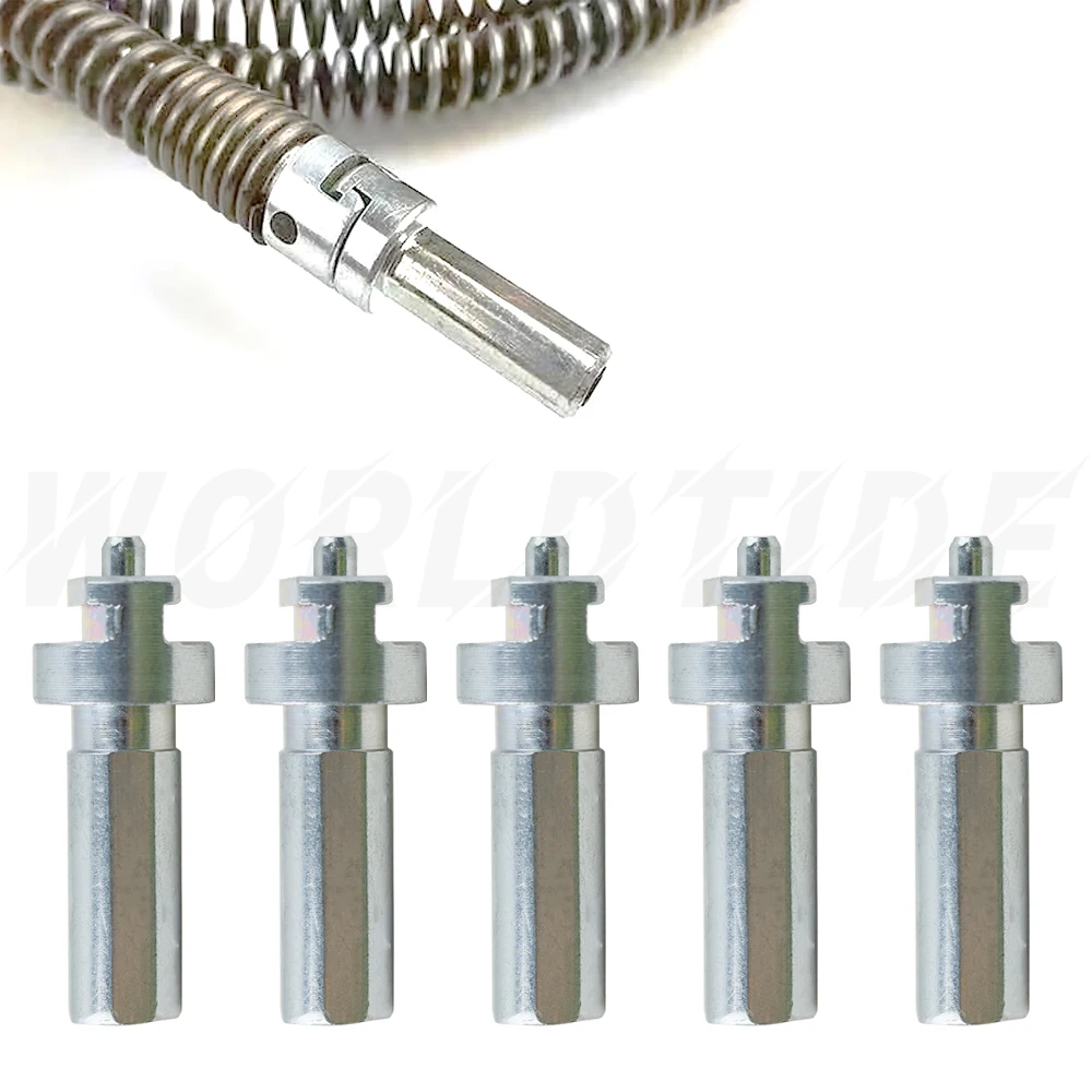 Imagem -06 - Pipeline Draga Dispositivo Primavera Broca Adaptador Conector Pia do Banheiro Dreno Mais Limpo Dispositivo Acessórios Broca Eixo de Conexão 16 mm