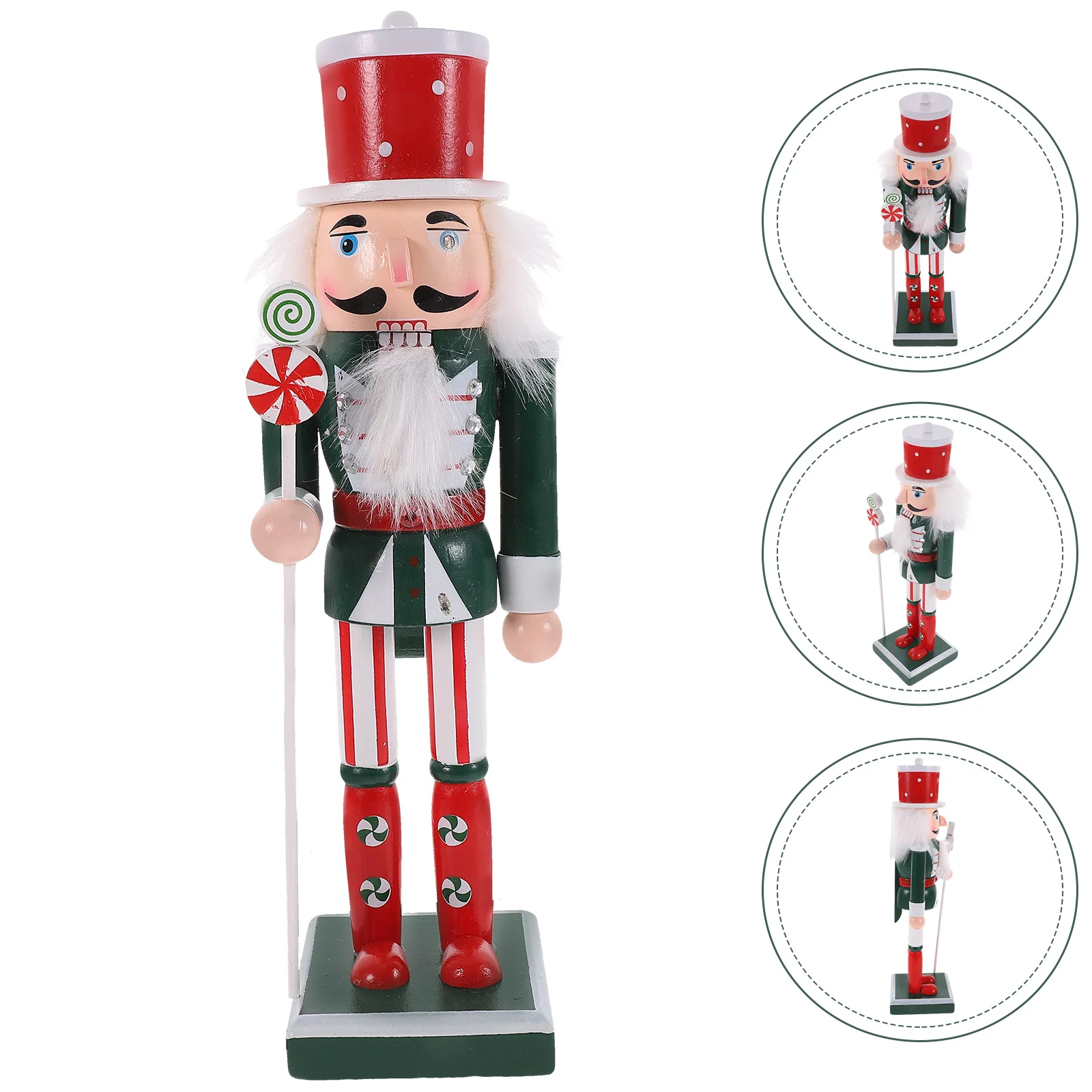 

Nutcracker Soldier Christmas Decoration Festival Decorations Adorable Small Figures Wood Unique Nutcrackers