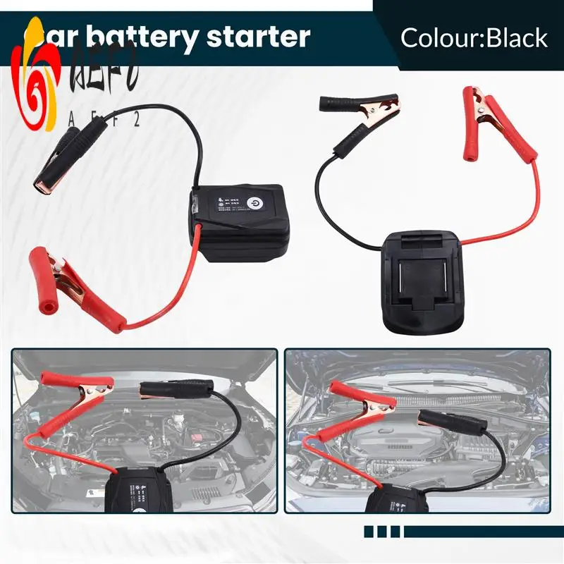

AEF2-Car Jump Starters Adapter With 2 USB Port And Led Light Jump Starting Adapter For 18V Battery