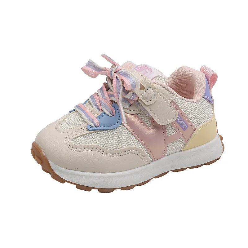 Taglia 21-30 scarpe da bambino per bambini per ragazzi ragazze Mesh traspirante Sneakers Casual per bambini scarpe sportive per bambini antiscivolo