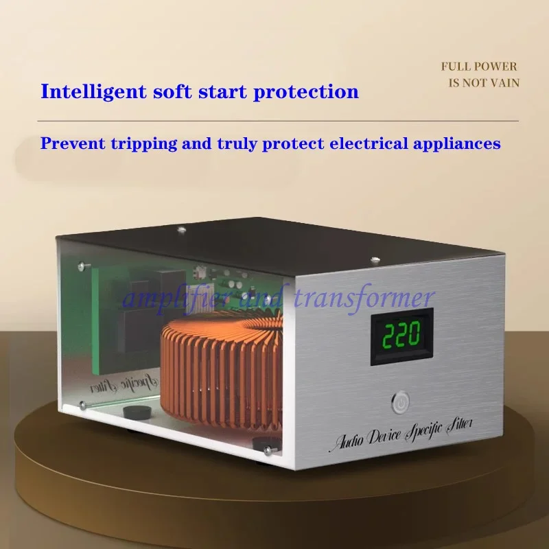 1000W isolation transformer, 220V to 220V 110V 1:1 safe anti-shock power supply for audio system/electrician maintenance