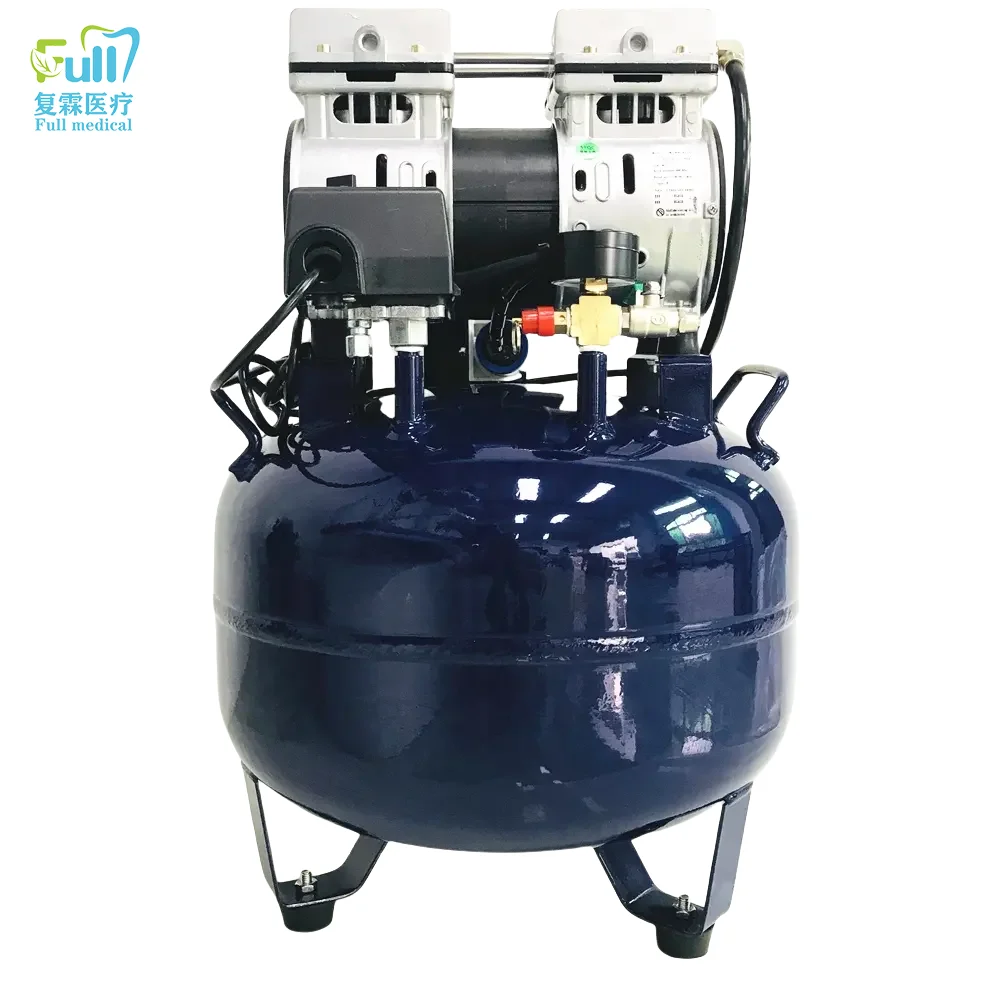 

Full Medical High Quality 110V/220V den tal Unit Oil-Free Air Compressor Portable