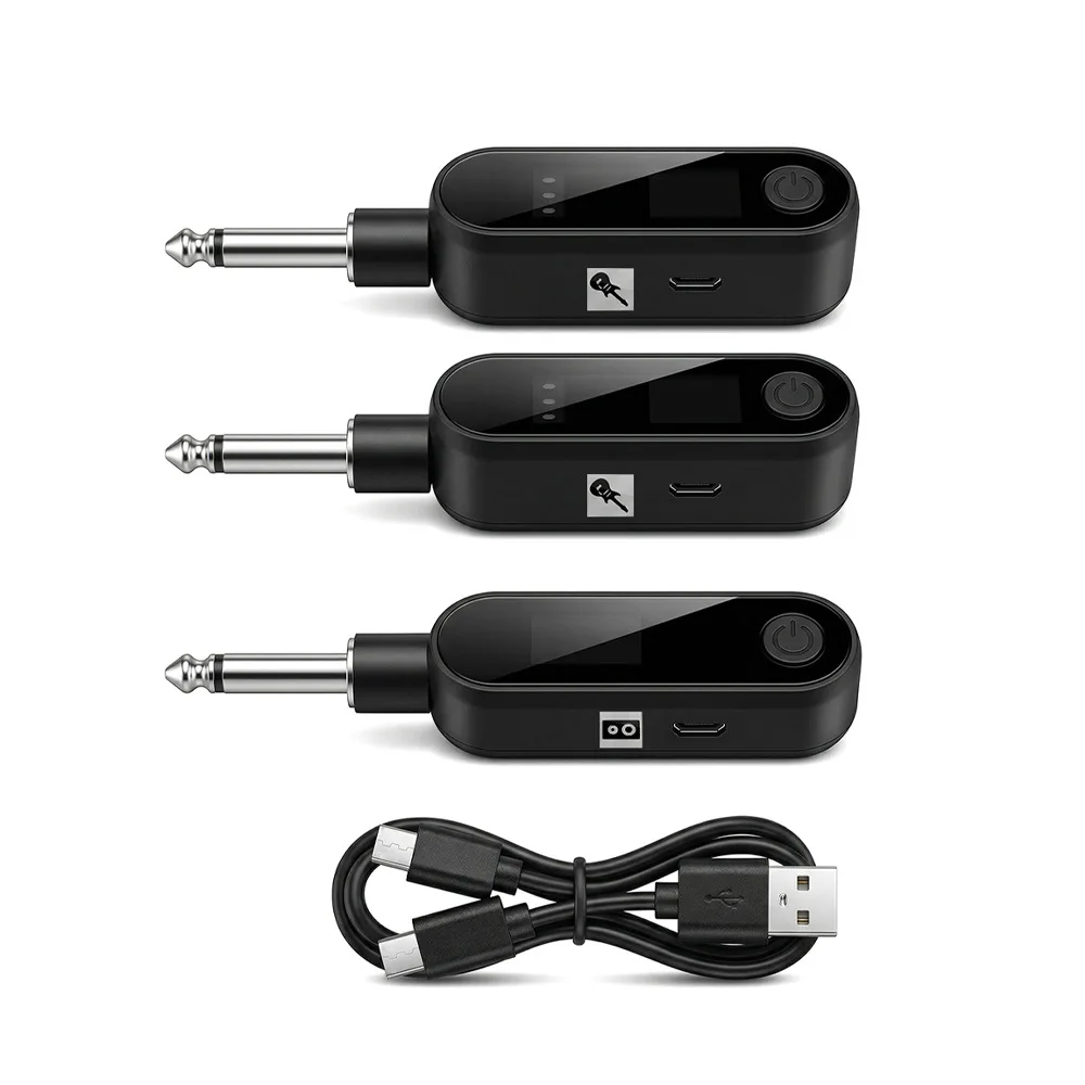 Electric Guitar Guitar Pickup Receiver Transmitter, Pickup Amplifier Wireless Guitar Live Pickup