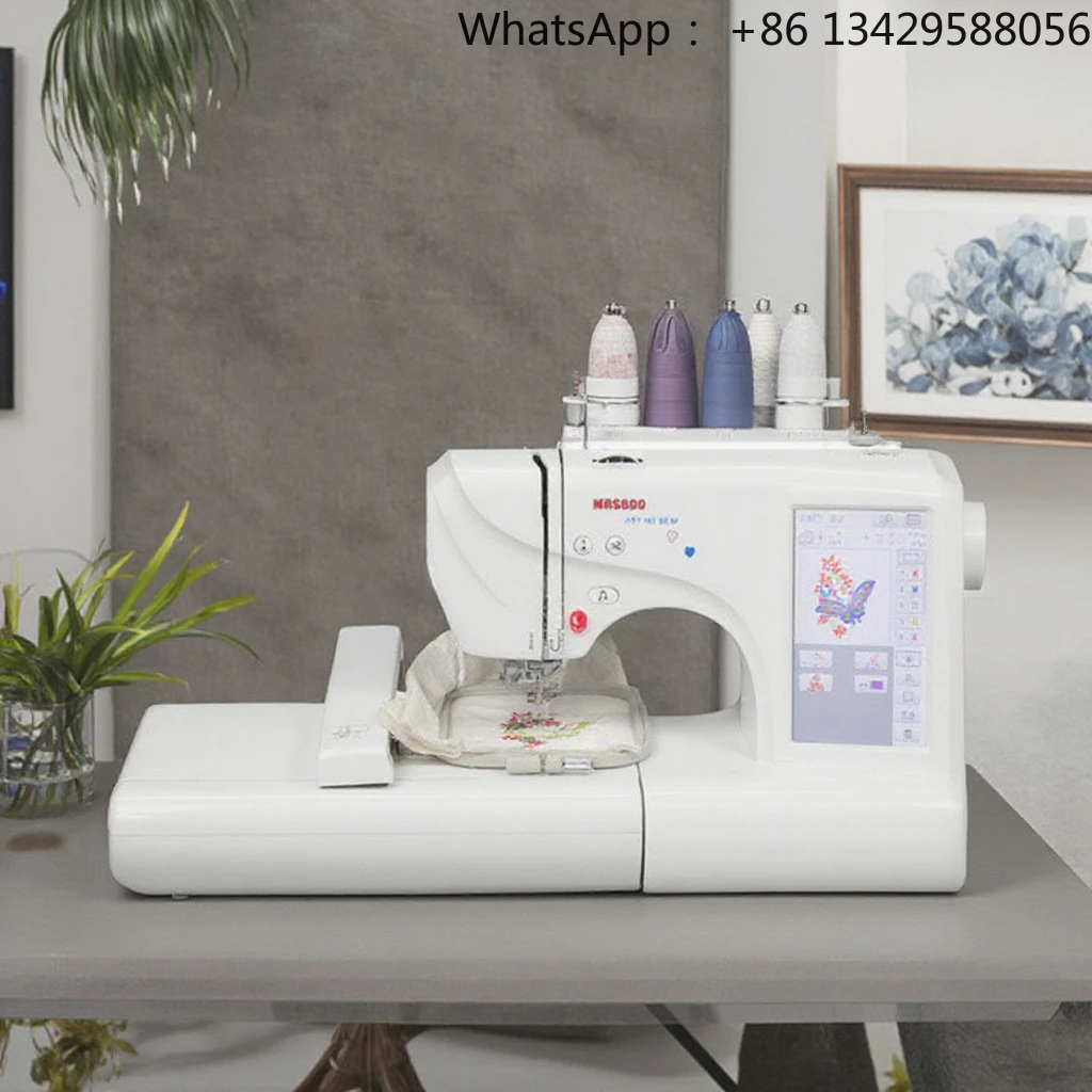 

Household Sewing Machine Multi-function Sewing Embroidery Mechanical Small Computer Embroidery Machine 7" LCD Touch Screen