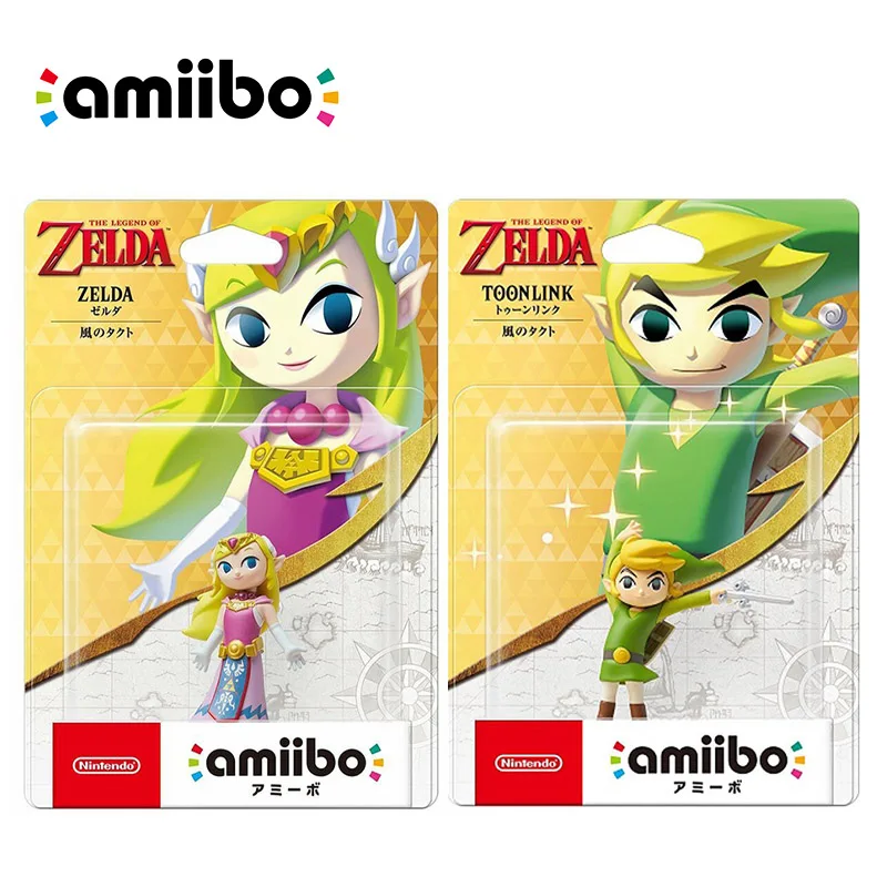 Nintendo Switch Amiibo The Wind Waker : Toon Link Zelda Original The Legend of Zelda Figurine Region Free Asia Version