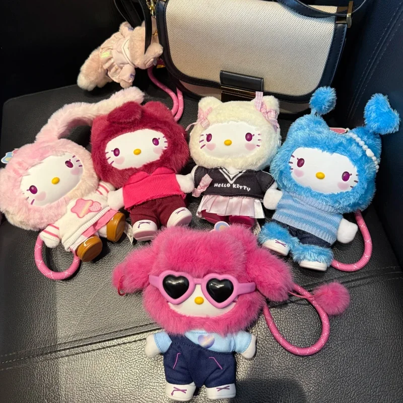 

New In Stock - Miniso Hello Kitty Popstar Series Vinyl Plush Blind Box Cute And Fashionable Kt Cat Doll Bag Pendant Girl'S Gift