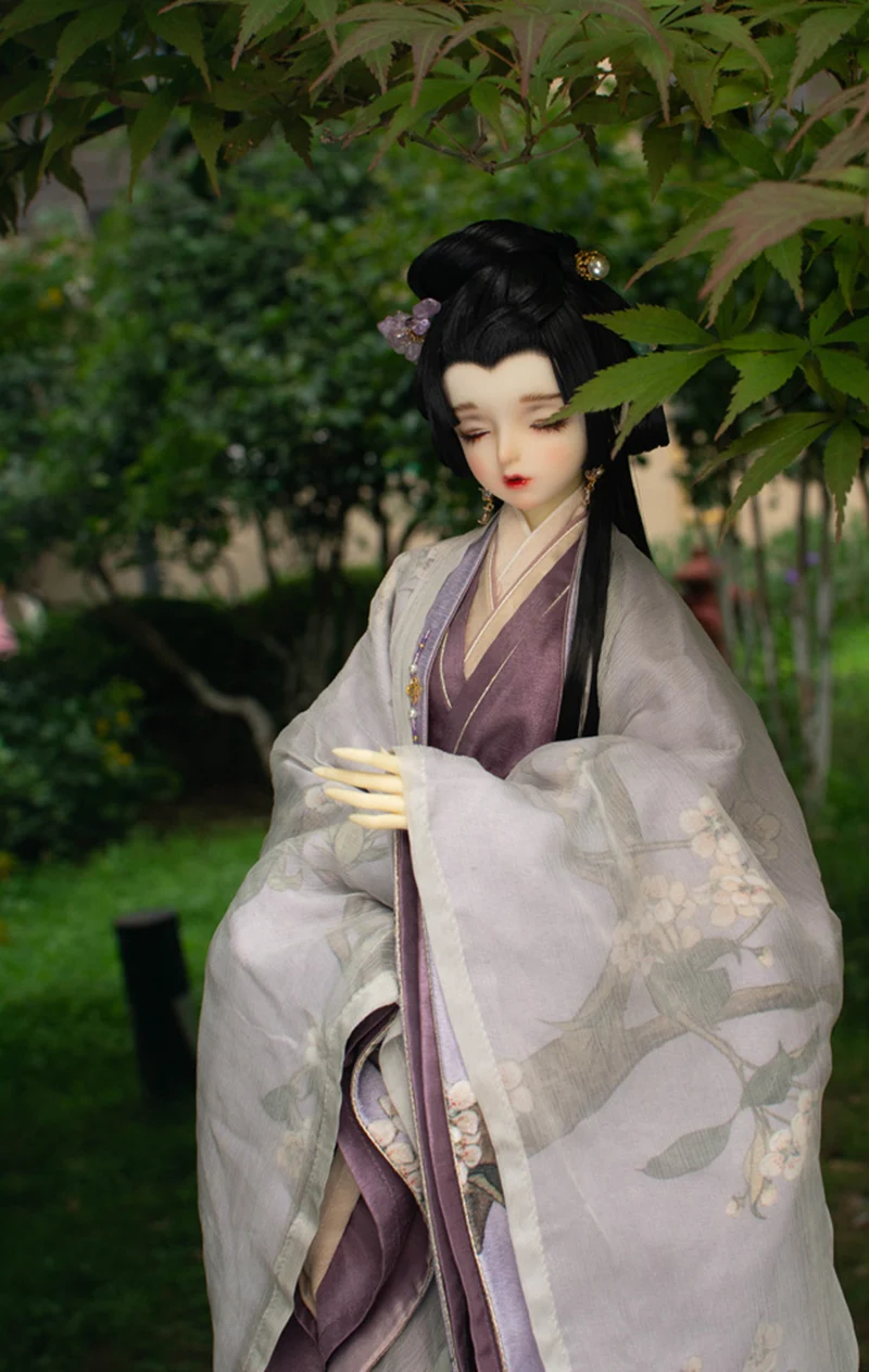 1/3 Scale Ancient Costume BJD Doll Chinese Hanfu Wigs Vintage Long Hair Fairy Wig For SD13 Big Girl SSDF Accessories A1937