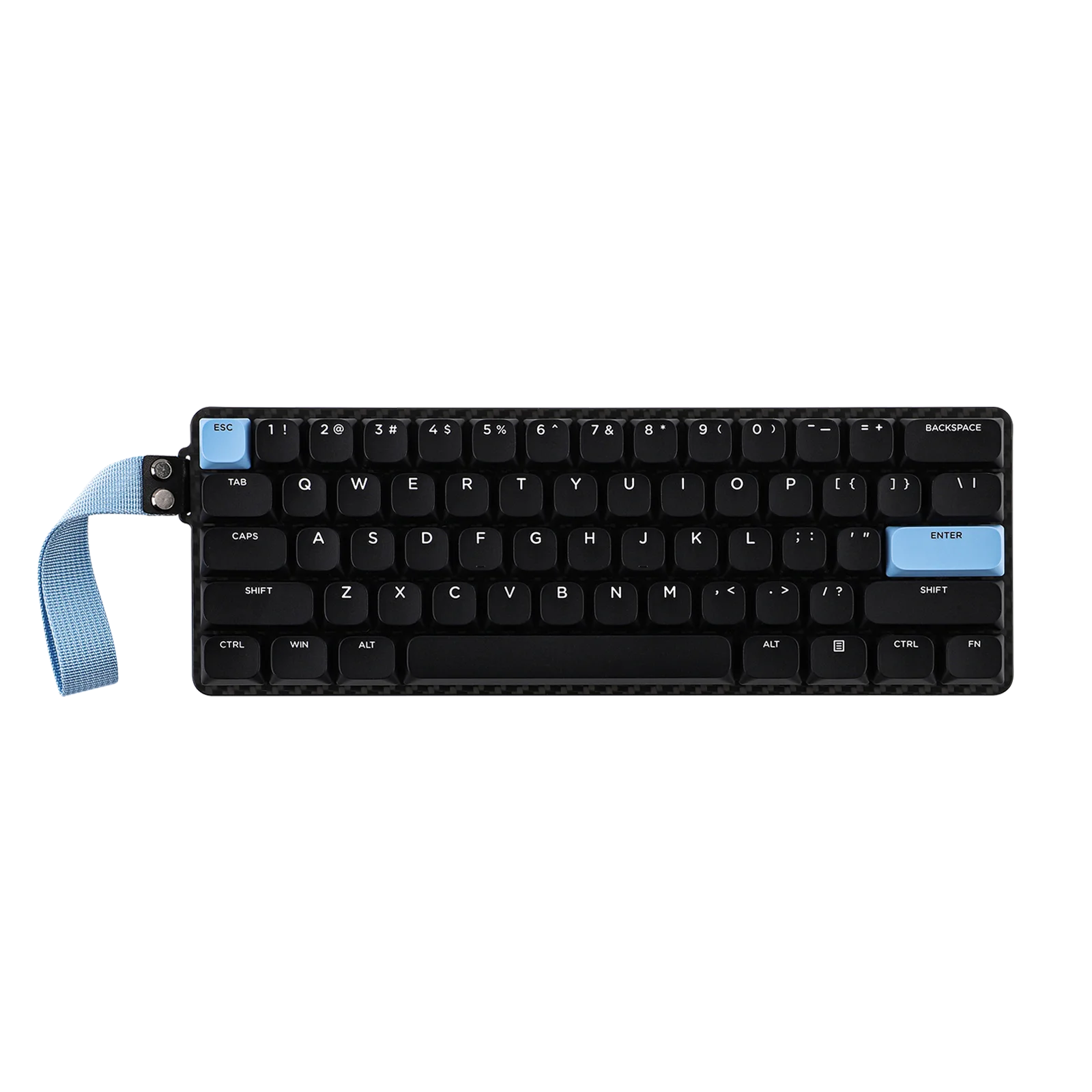 

EPOMAKER Carbon60 60% ANSI VIA Type-C Wired/Bluetooth 5.0/2.4GHz Wireless Portable Mechanical Keyboard Carbon Fiber Case