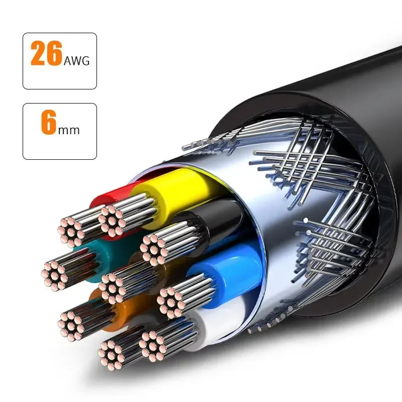 DB9 RS232 Double-shielded Serial Data Cable 485 Male To Male To Female 3 Pin Direct Connection/crossover Pure Copper