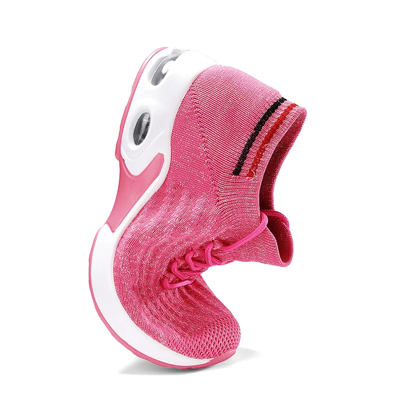 Mesh Running Women's Shoes Outdoor Sports Shoes Training and Fitness Summer Jogging Walking, Red Height Increasing Women's Shoes