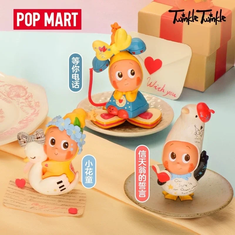 

Новинка 2026: Коллекционная фигурка POP MART Twinkle Twinkle Crush On You (серия Blind Box), загадочная коробка-сюрприз, подарок на День святого Валентина