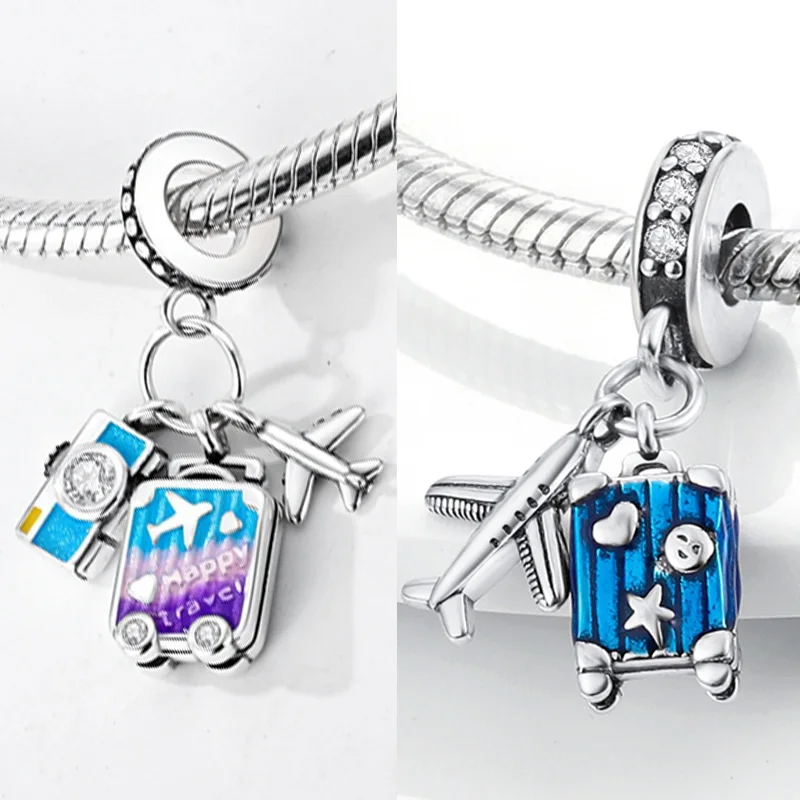 Jewelry Making Tokyo - จี้ลูกปัดรูปพัดวัดเซ็นโซจิ โตเกียว เงินสเตอร์ลิง 925 สำหรับสร้อยข้อมือ เครื่องประดับสำหรับผู้หญิง