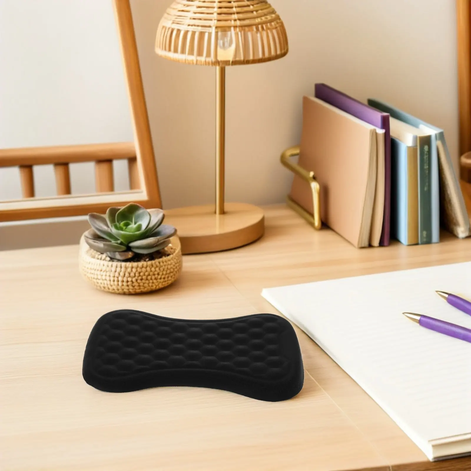 2Pcs Comfortable Wrist Rest Pad for Keyboard Mouse Ergonomic Design High Elasticity Smooth Surface Easy Clean Gaming Office