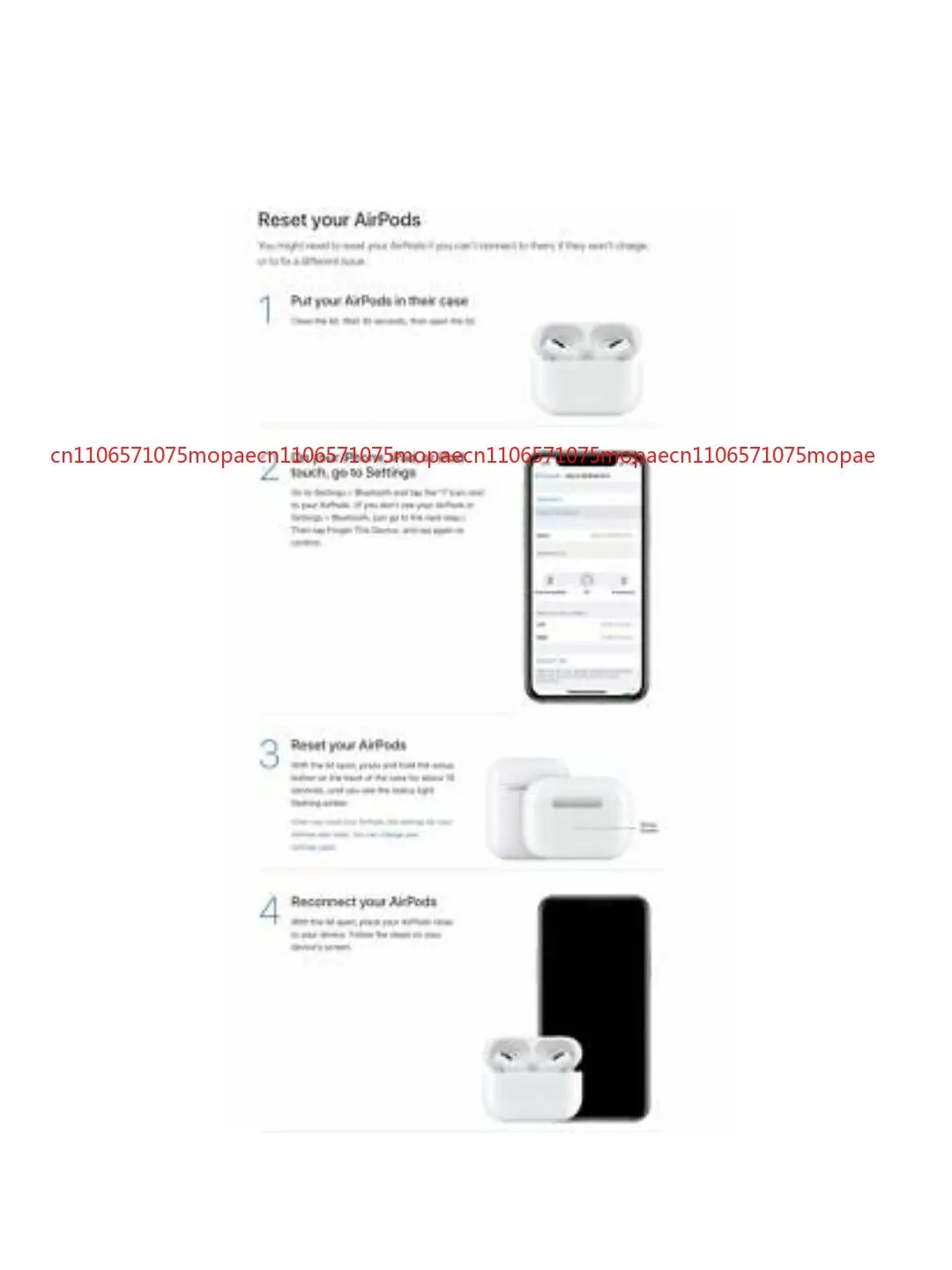 Used 95% new for Apple AirPods Pro 1st Gen Replacement Parts Right
