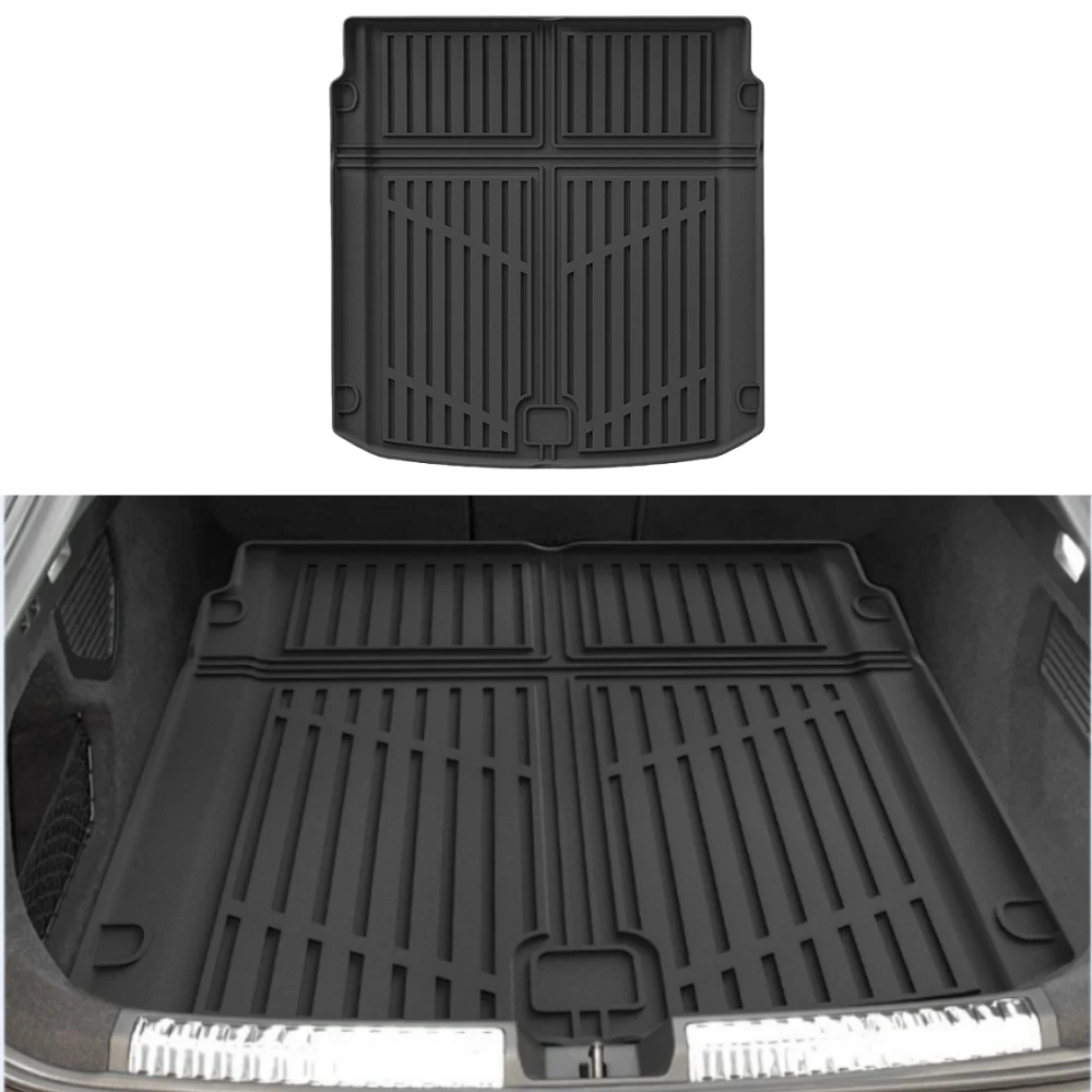 Für Audi A5L 2025 2026 A5L Sportback TPE Autofußmatten Kofferraummatte Laderaumauskleidung Wasserdichte Allwetter-Fußmatten LHD – Detail 5