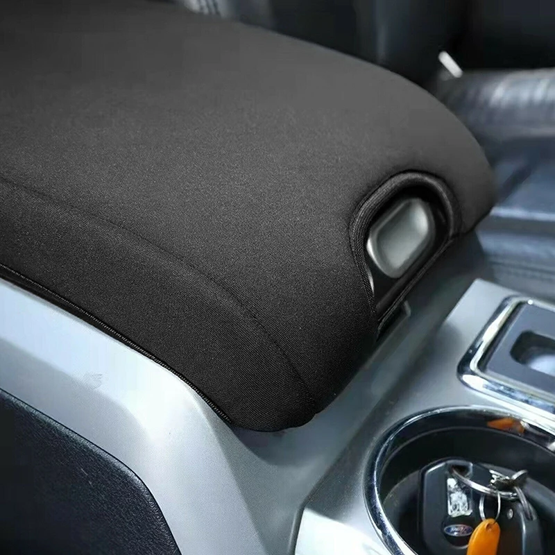 Car Center Console Armrest Pad Cover Black for Dodge Ram 1500 2500 3500 2010 2011 2012 2013 2014 2015 2016 2017 Auto Accessories - view 5