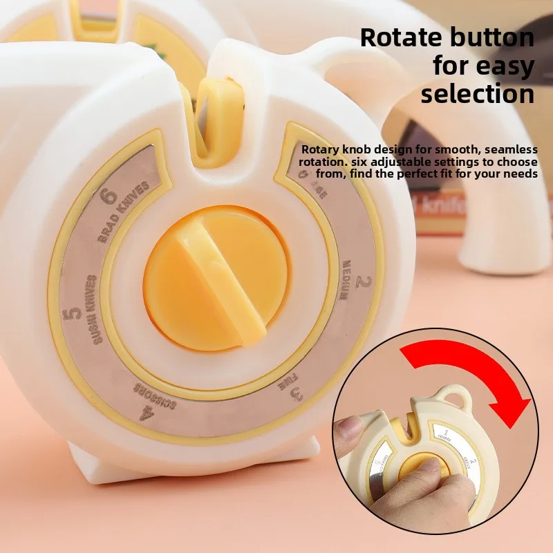 LMM 6-speed sharpening artifact multi-function 6-in-1 manual fast sharpener is portable