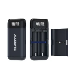 PC2 2-in-1 Battery Charger and Portable Power Bank – For 18650 and 21700 Batteries, Ideal for Smartphones and Outdoor Use