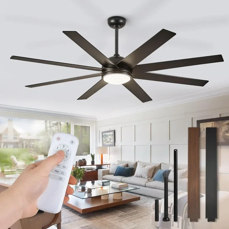 

Fanbulous Ceiling Fans with Lights Large Ceiling Fan Light and Remote Outdoor Ceiling Fan for Living Room Patio 6 Speeds