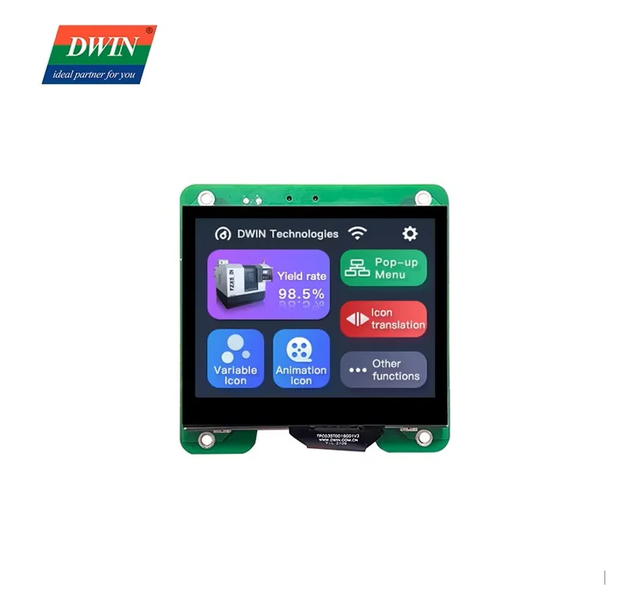 2026 DWIN 3.5-inch 640*480 Pixels Resolution 262K Colors IPS-TFT-LCD Wide Viewing Angle DMG64480T035_01WTC