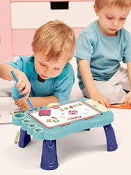 1pc Double Sided Whiteboard And Blackboard, Drawing Board For Kids,  Learning & Education Drawing Board