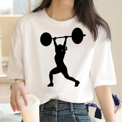 Crossfit Fitness tshirt women funny manga comic tshirt female funny clothing